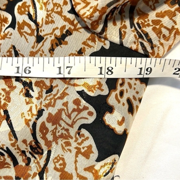 🔥Gianni Bini Marisol Jacquard Amber Flower,Cut-Out,Statement Dress, Size 10 - Picture 13 of 17